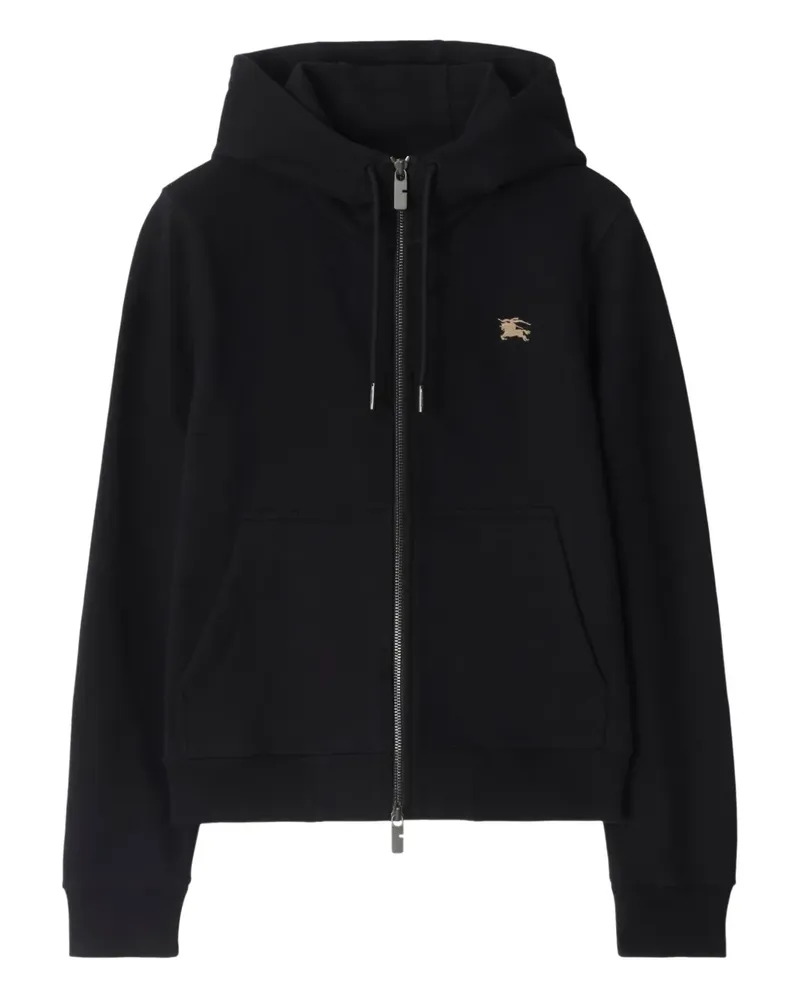 Burberry Hoodie mit Knight-Stempel - Schwarz Schwarz