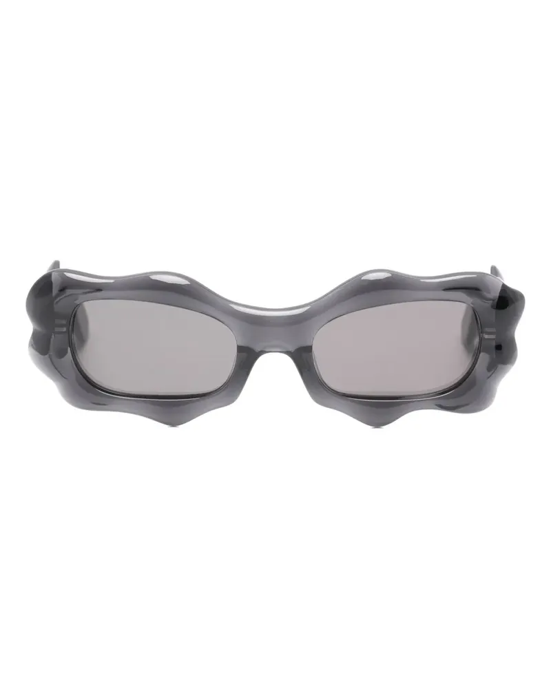 BARROW Runde Liquid Sonnenbrille - Schwarz Schwarz