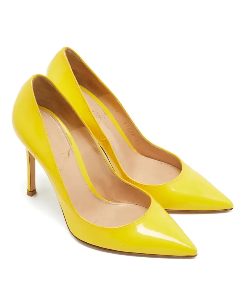 Gianvito Rossi leather pumps - Gelb Gelb
