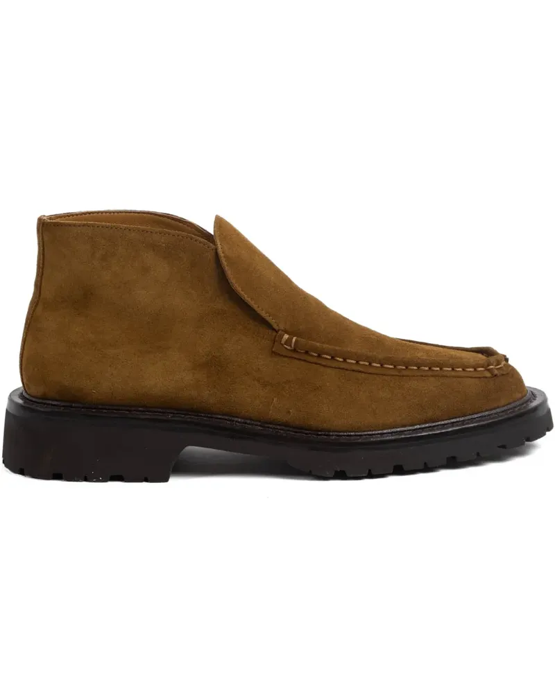 LEGRES moc-stitching boots - Braun Braun