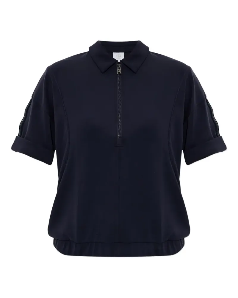 Bogner Finya zip-up polo shirt - Blau Blau