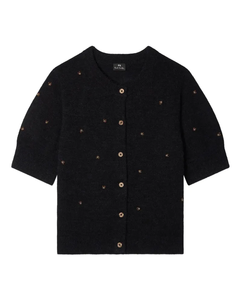 Paul Smith Bestickter Cardigan - Schwarz Schwarz