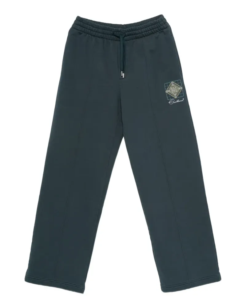 Casablanca Paris logo-print drawstring track pants - Grün Grün