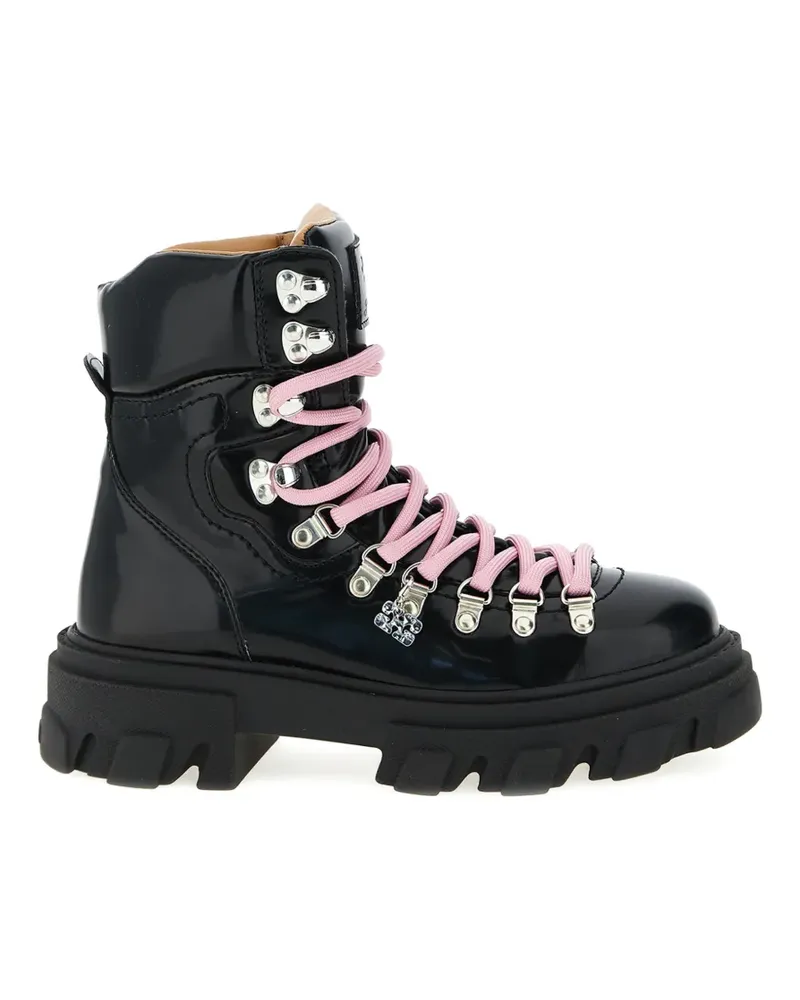 Ganni Cleated mountain boots - Schwarz Schwarz
