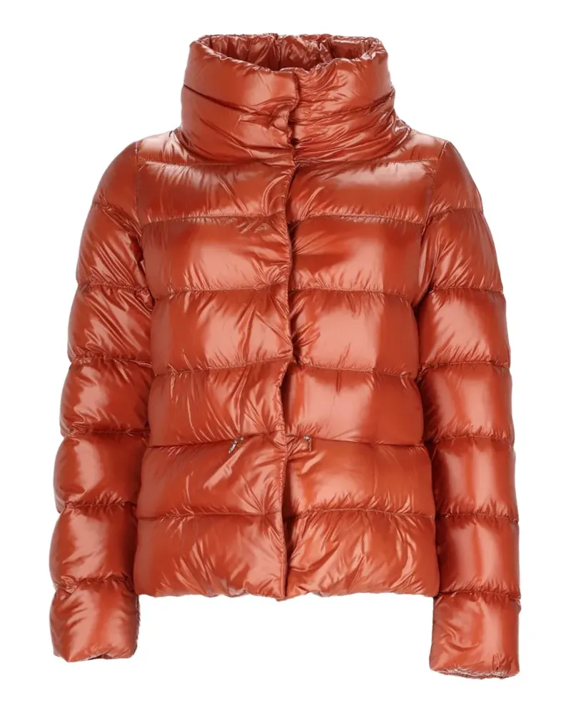 Herno Gesteppte Jacke mit Stehkragen - Orange Orange