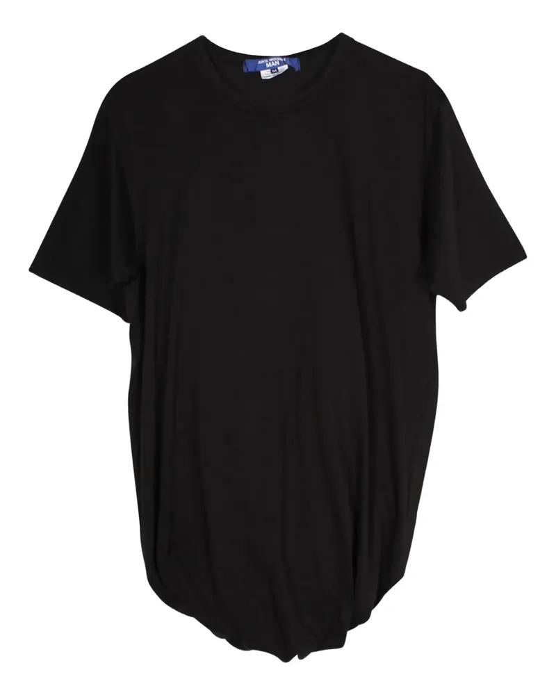 Junya Watanabe gathered-detail T-shirt - Schwarz Schwarz