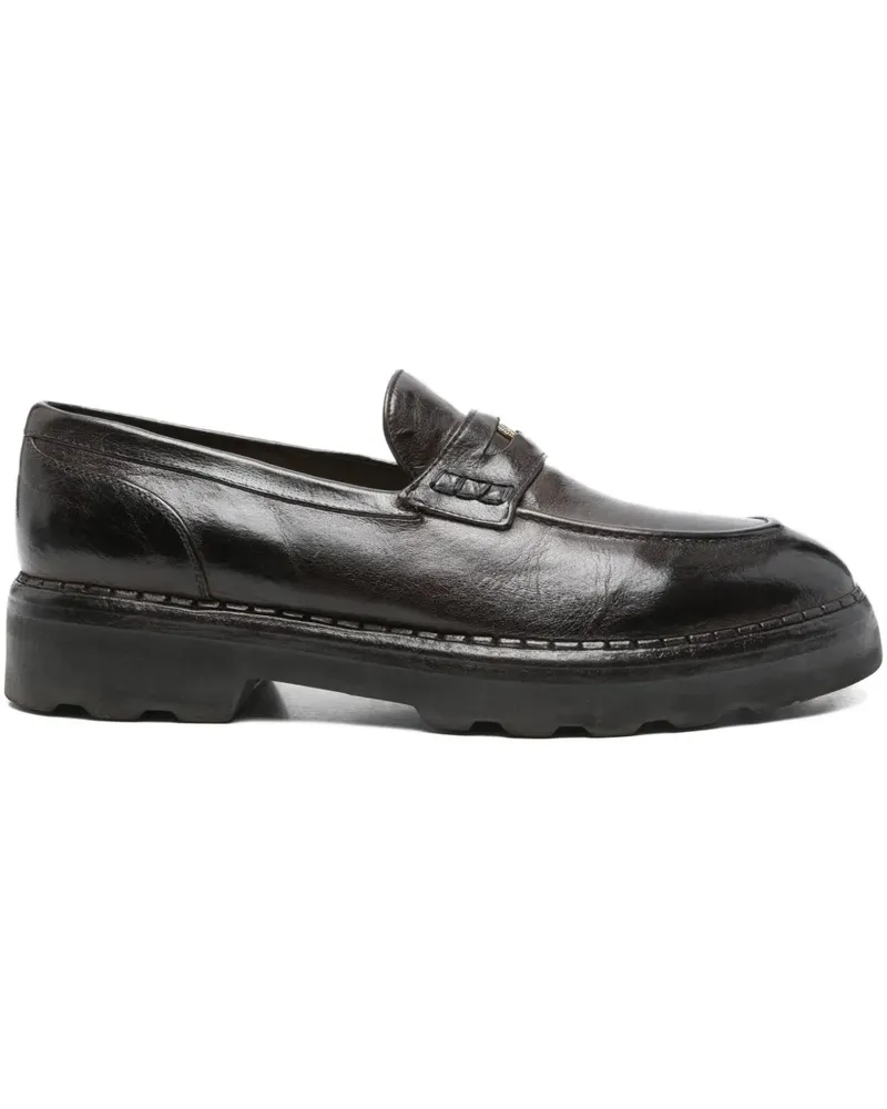 Eleventy Loafer mit Münzdetail - Braun Braun