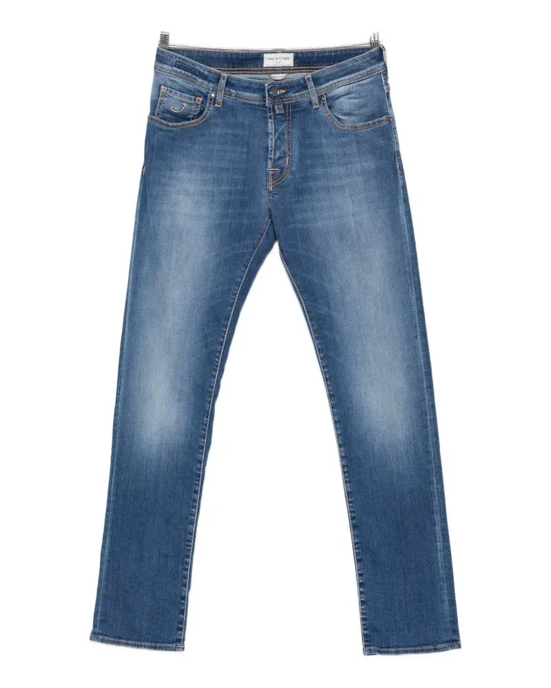 Jacob Cohën faded straight-leg jeans - Blau Blau