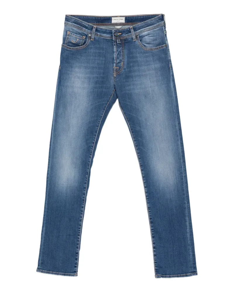 Jacob Cohën faded straight-leg jeans - Blau Blau