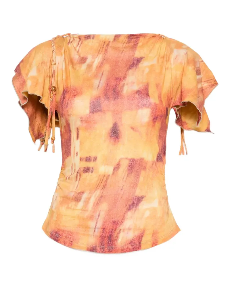 Isabel Marant Jazia Oberteil - Orange Orange