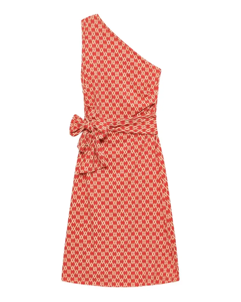 Maliparmi Midikleid mit geometrischem Print - Rot Rot
