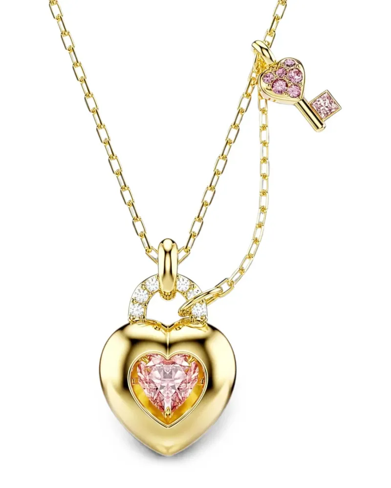 Swarovski Idyllia pendant heart-charm necklace - Gold Gold
