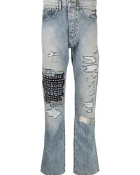 alchemist Jeans im Distressed-Look Blau