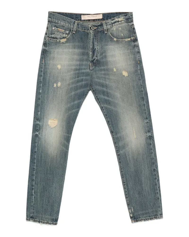 Yes London distressed slim jeans - Blau Blau