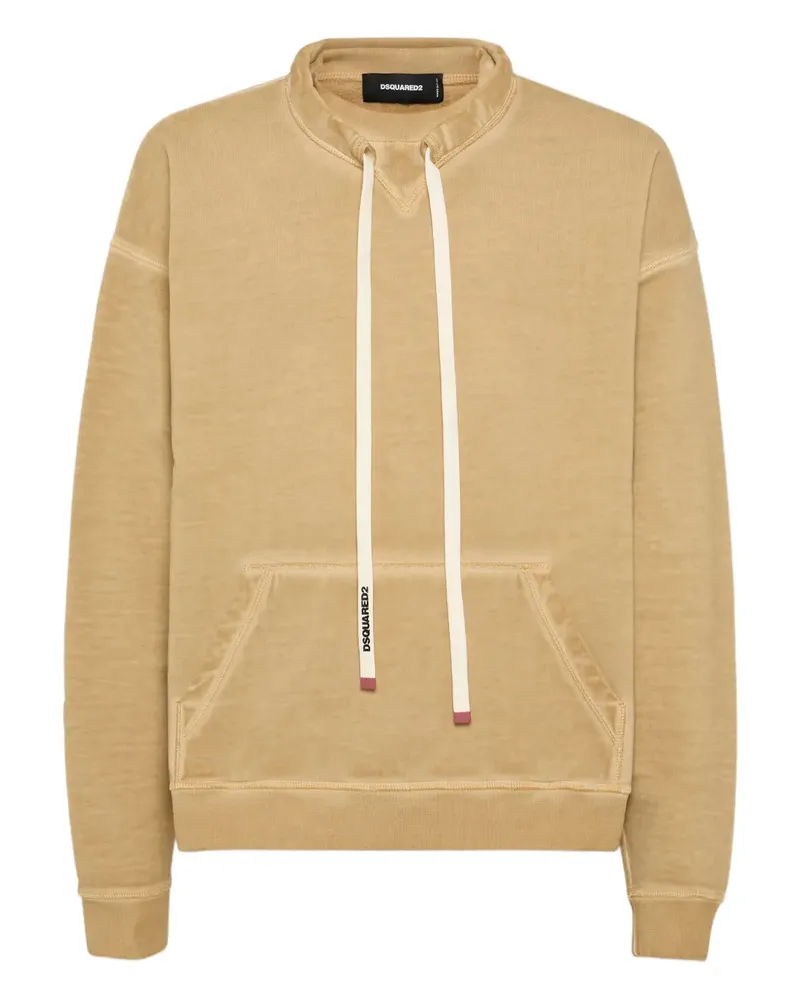 Dsquared2 Sweatshirt mit Kordelzug - Nude Nude