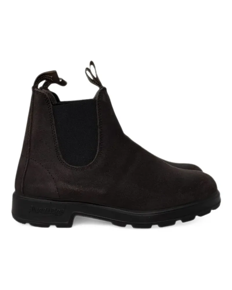 BLUNDSTONE elasticated-panel pull-tab chelsea boots - Braun Braun