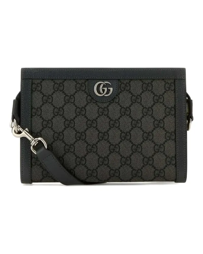 Gucci Große Schultertasche mit GG - Schwarz Schwarz