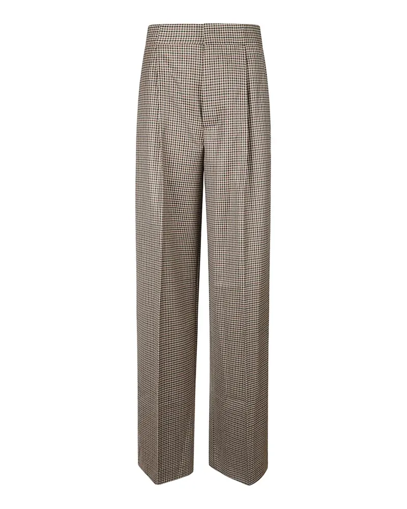 Sa Su Phi Cropped-Hose mit Hahnentrittmuster - Nude Nude