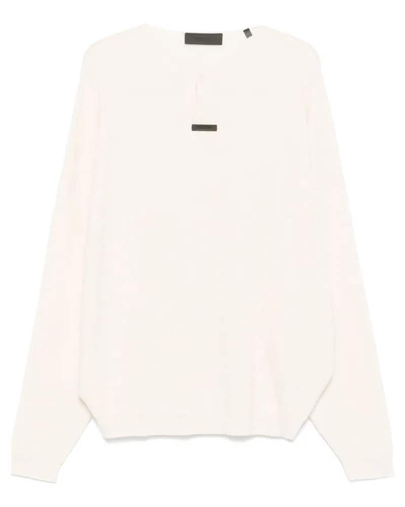 Fear of God Pullover in Waffelstrick - Nude Nude