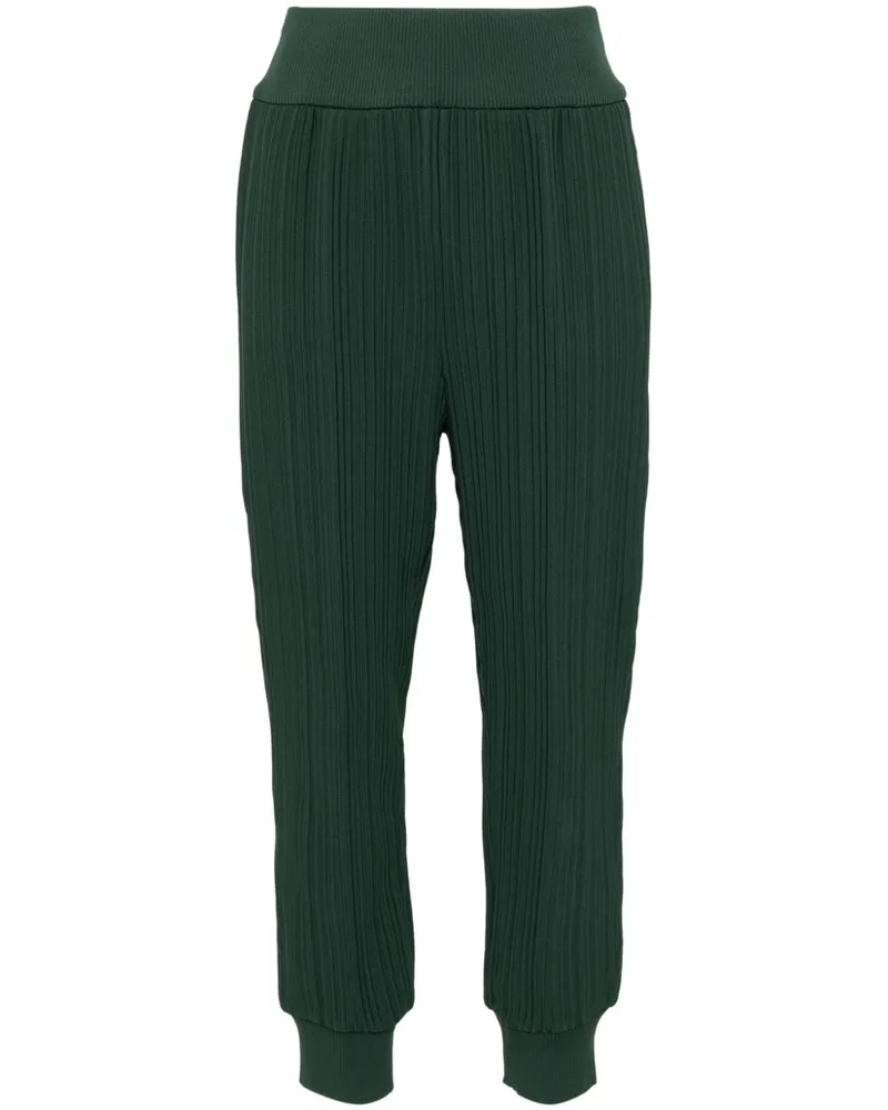 Issey Miyake Gestrickte Krepphose - Grün Grün