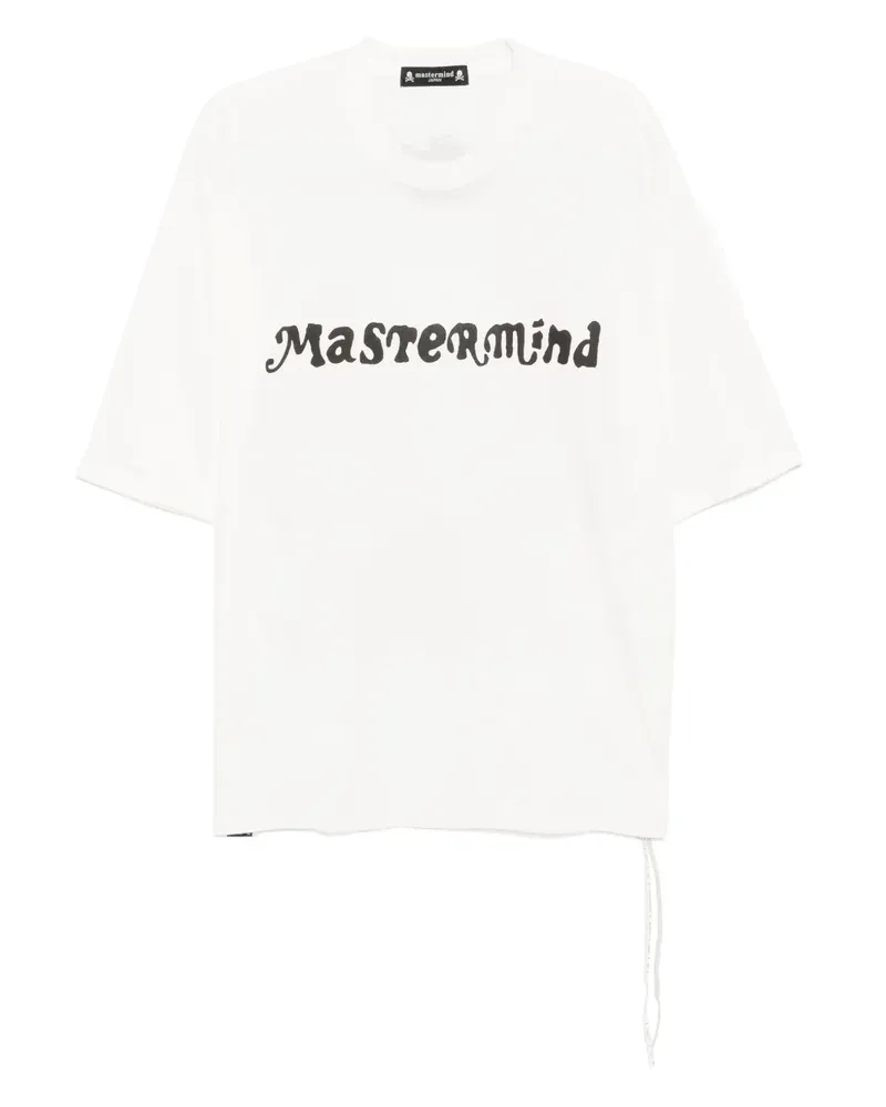 Mastermind Japan T-Shirt mit Logo-Print - Weiß Weiß