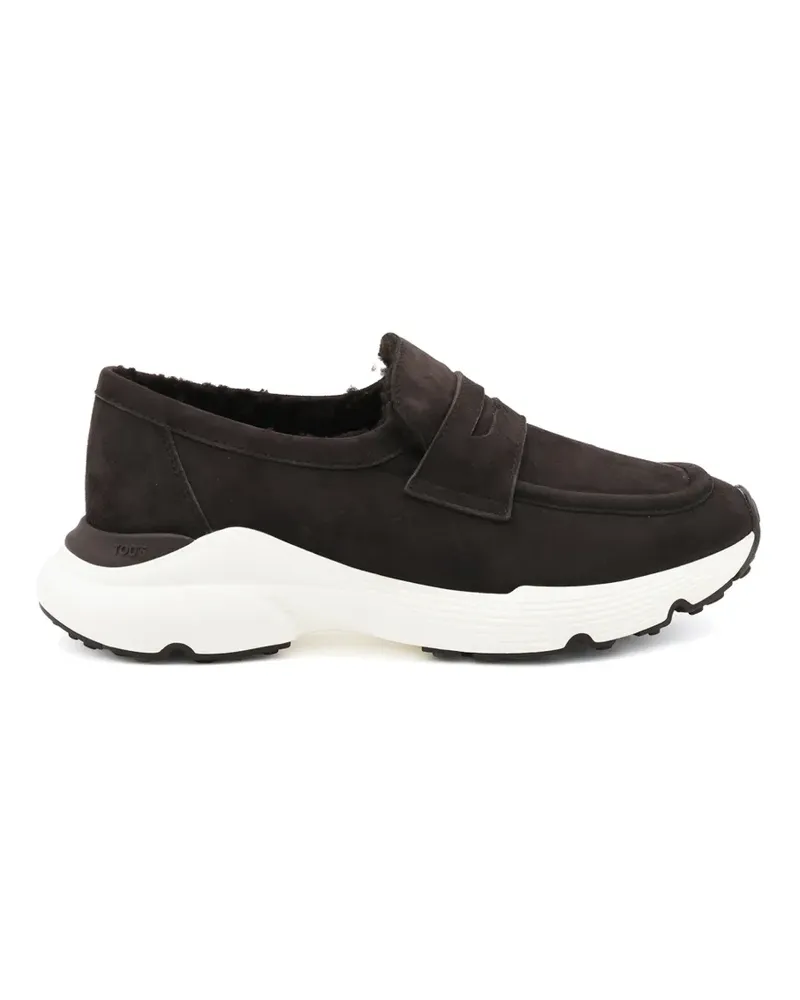 TOD'S Sportliche Loafer aus Nubukleder - Braun Braun