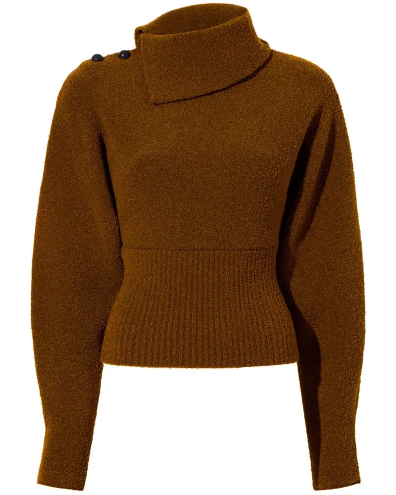 Proenza Schouler Pullover mit asymmetrischem Ausschnitt - Braun Braun
