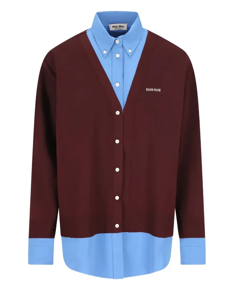Miu Miu button-fastening shirt - Rot Rot