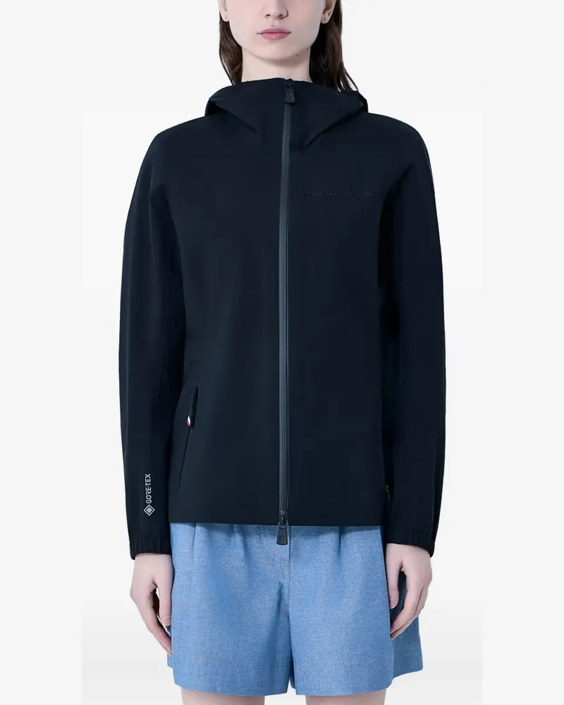 Moncler hooded ziped hoodie - Schwarz Schwarz