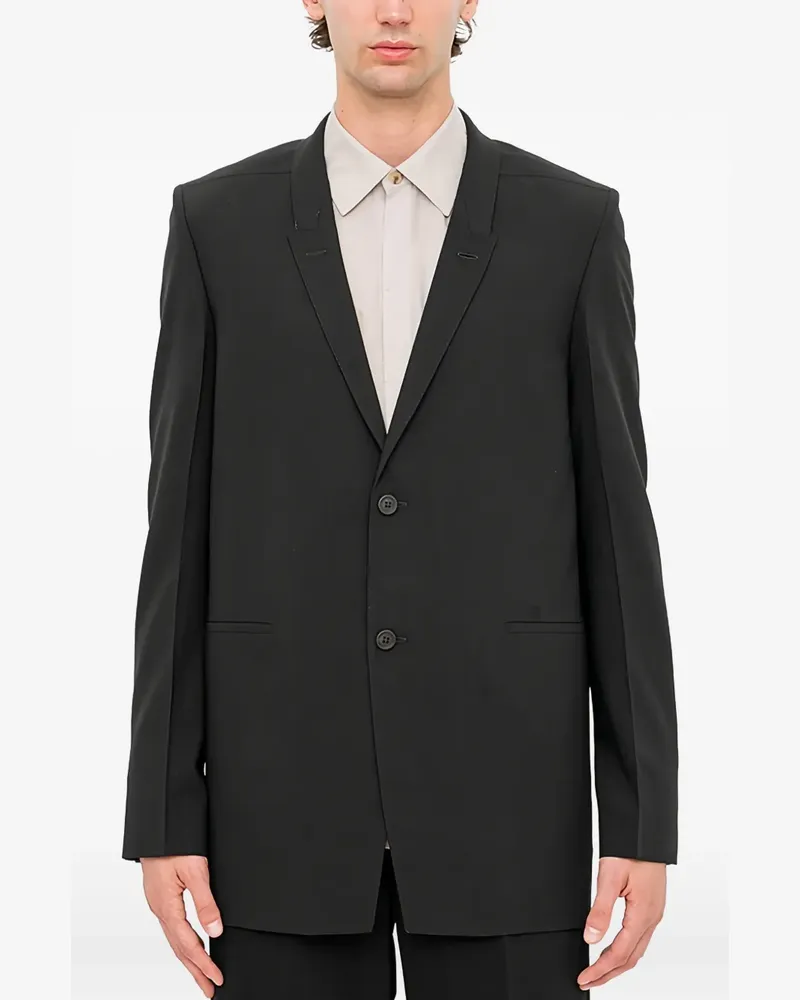 Rick Owens Concordian button-fastening suit jacket - Schwarz Schwarz