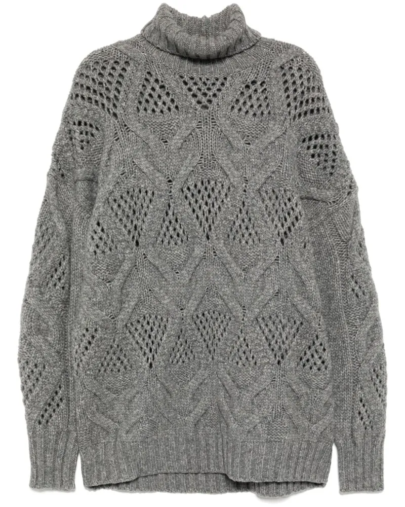 Max Mara Edicola Pullover - Grau Grau