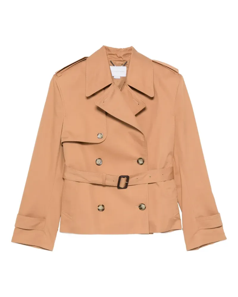 Stella McCartney belted double-breasted jacket - Nude Nude