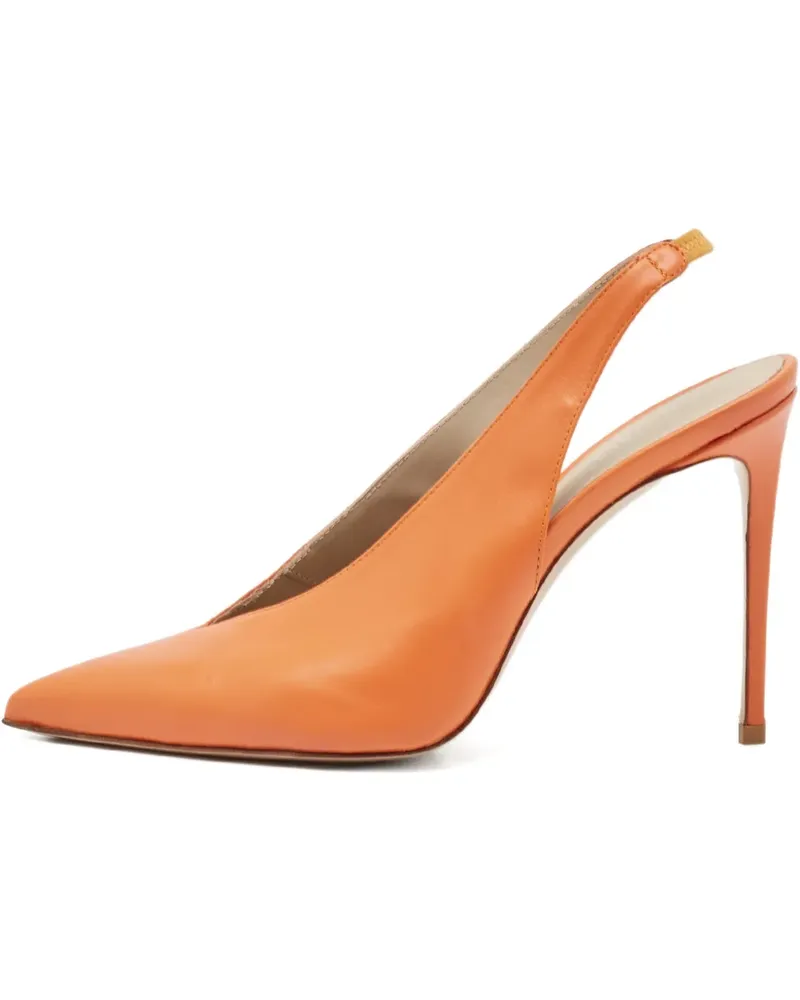 Le Silla Pre-owned Slingback-Pumps 105mm - Orange Orange