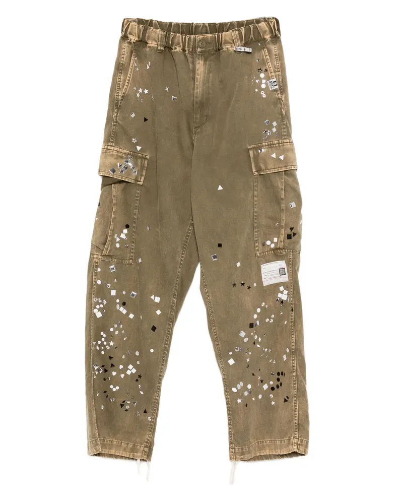 MIHARAYASUHIRO embellished trousers - Grün Grün