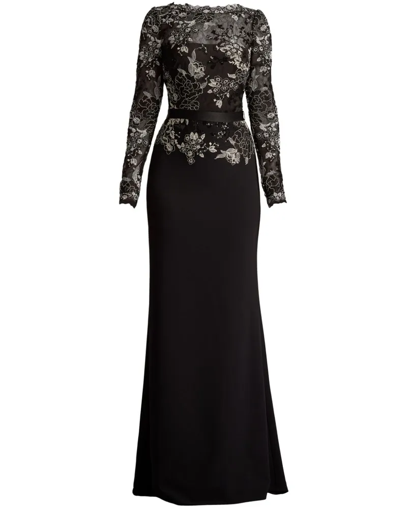 Tadashi Shoji Beacon Abendkleid - Schwarz Schwarz