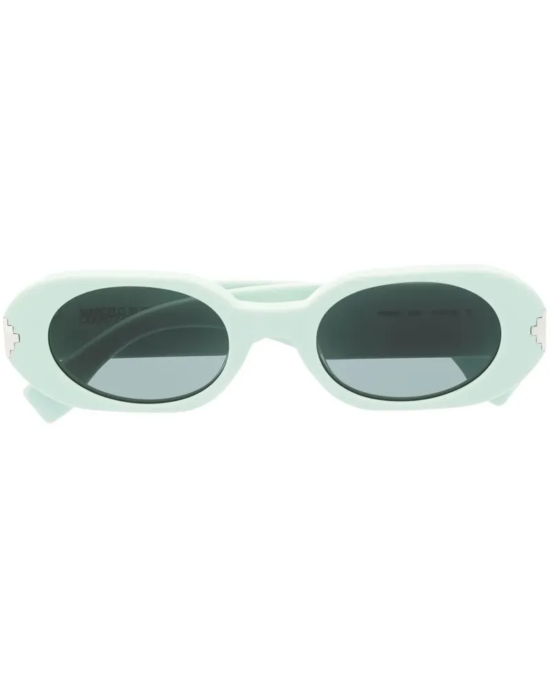 Marcelo Burlon | County of Milan Ovale Nire Sonnenbrille - Grün Grün