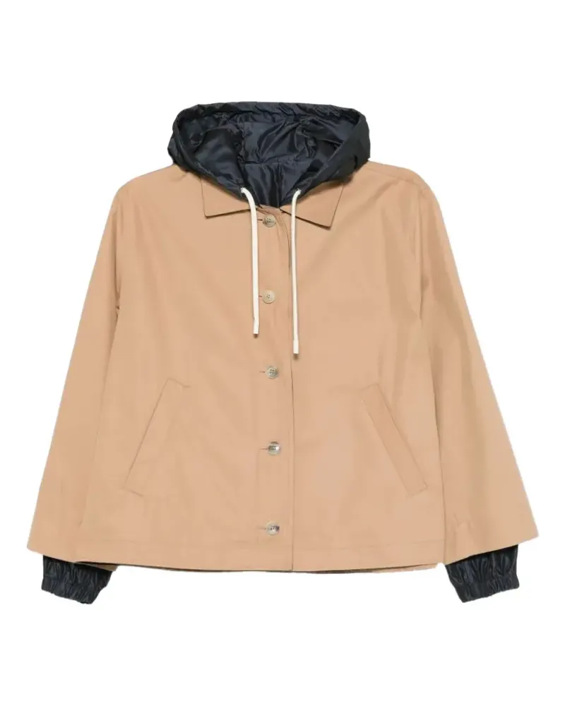 Herno reversible gabardine parka coat - Nude Nude