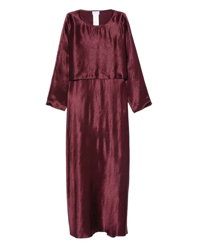 MARELLA Langärmeliges Kleid aus Satin - Rot Rot