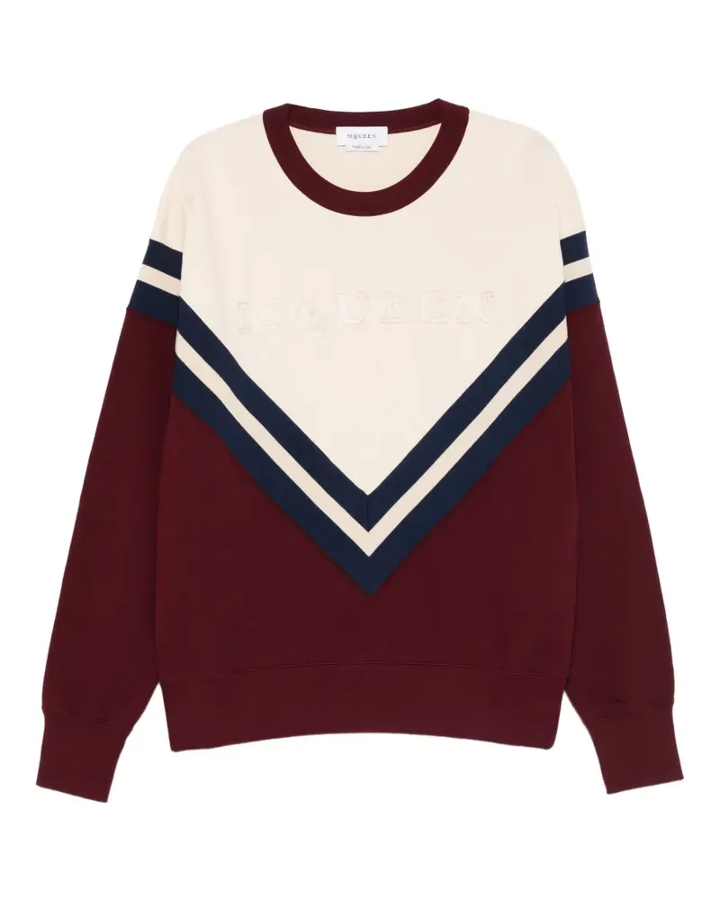 Alexander McQueen v-print logo sweatshirt - Rot Rot