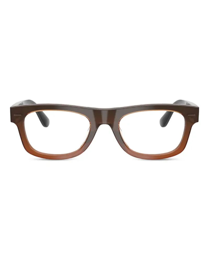 Brunello Cucinelli BC3018 Brille mit Lochstickerei - Braun Braun
