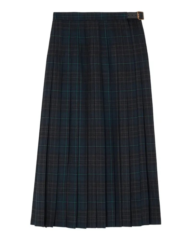 Burberry Rock mit Falten - Blau Blau