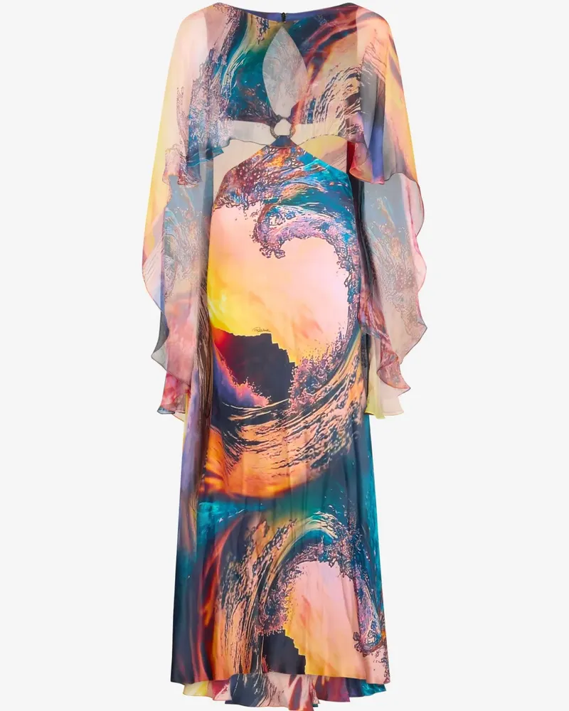 Roberto Cavalli Kleid aus Seide - Orange Orange