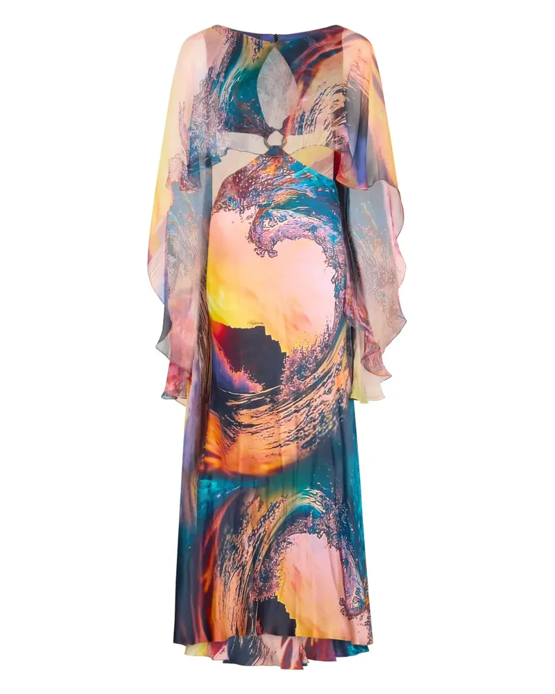 Roberto Cavalli Kleid aus Seide - Orange Orange