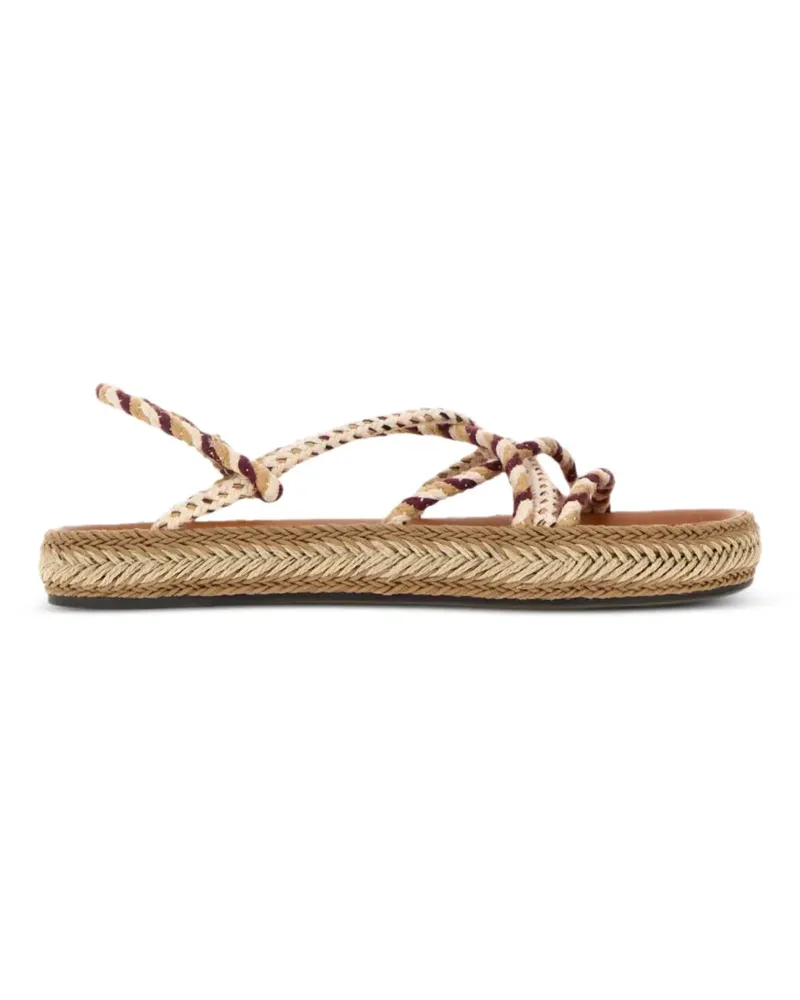 Isabel Marant Flache Kitza Sandalen - Nude Nude