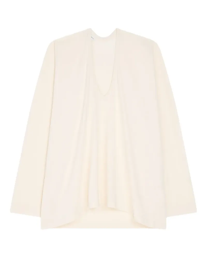 Dries van Noten T-Shirt mit V-Ausschnitt - Nude Nude