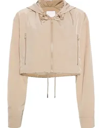 Givenchy Cropped-Jacke mit Kapuze Nude