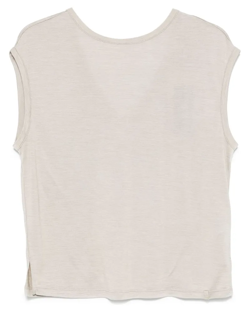 Herno Top mit Logo-Schild - Nude Nude