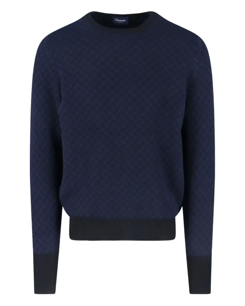 Drumohr  Razor Blade Pullover - Schwarz Schwarz