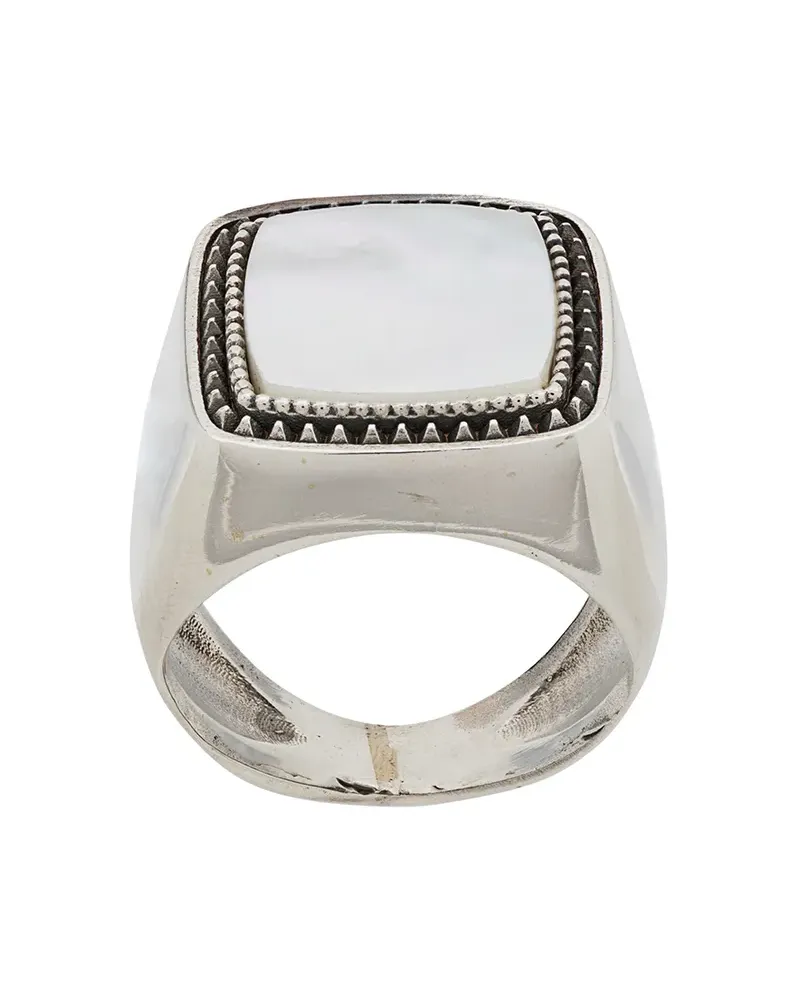 Emanuele Bicocchi Ring mit Stein - Silber Silber