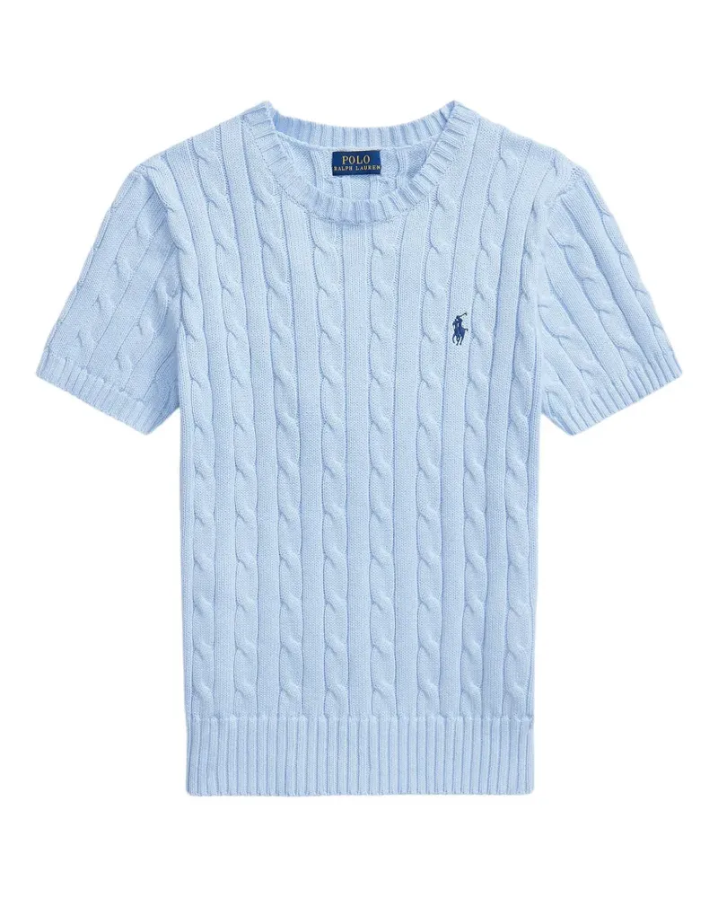 Ralph Lauren Pullover mit Zopfmuster - Blau Blau